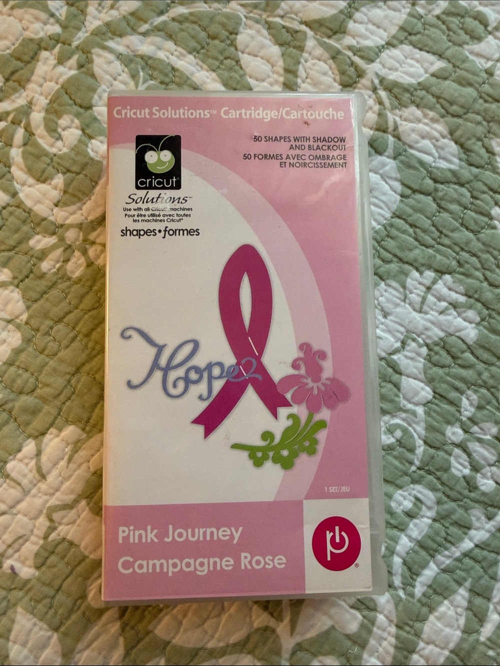 Cricut Pink Journey Cartridge - Pink & Green Accents